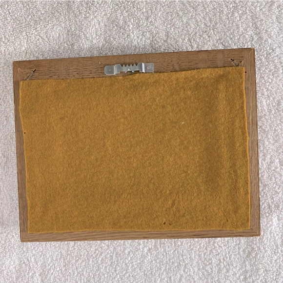 Vintage Handmade Framed Embroidered Kitchen Tips Wall Decor - Picture 2 of 13